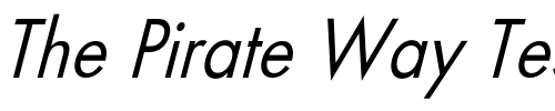 Font : BelmarCndObl-No Custom Text : The Pirate Way Test your own text here Click to download or to view this font on a tshirt that can be custom printed in Bali