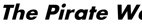 Font : BelmarObl-Bold Custom Text : The Pirate Way Test your own text here Click to download or to view this font on a tshirt that can be custom printed in Bali