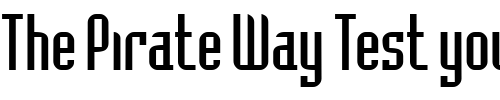 Font : Belushi-Regular-DB Custom Text : The Pirate Way Test your own text here Click to download or to view this font on a tshirt that can be custom printed in Bali