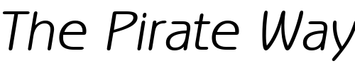 Font : Benguiat-Gothic-Book-Italic-BT Custom Text : The Pirate Way Test your own text here Click to download or to view this font on a tshirt that can be custom printed in Bali