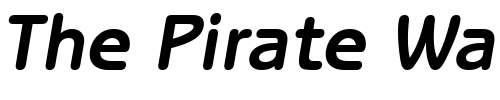 Font : BenguiatGothic-BoldOblique Custom Text : The Pirate Way Test your own text here Click to download or to view this font on a tshirt that can be custom printed in Bali