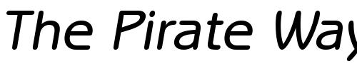 Font : BenguiatGothic-MediumOblique Custom Text : The Pirate Way Test your own text here Click to download or to view this font on a tshirt that can be custom printed in Bali