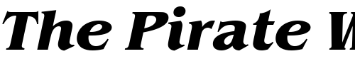 Font : BenguiatItcTEE-Bold-Italic Custom Text : The Pirate Way Test your own text here Click to download or to view this font on a tshirt that can be custom printed in Bali