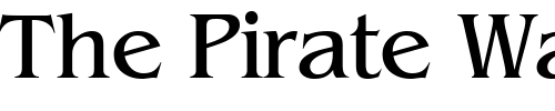Font : BenjaminSerif-Regular Custom Text : The Pirate Way Test your own text here Click to download or to view this font on a tshirt that can be custom printed in Bali