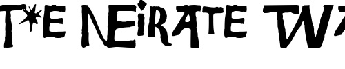 Font : Bensgothic-Ligatures Custom Text : The Pirate Way Test your own text here Click to download or to view this font on a tshirt that can be custom printed in Bali