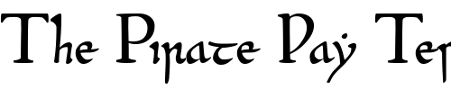 Font : Beowulf1 Custom Text : The Pirate Way Test your own text here Click to download or to view this font on a tshirt that can be custom printed in Bali