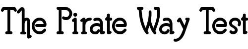 Font : BerglingFantasiaNF-Bold Custom Text : The Pirate Way Test your own text here Click to download or to view this font on a tshirt that can be custom printed in Bali