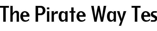 Font : Berkeley Custom Text : The Pirate Way Test your own text here Click to download or to view this font on a tshirt that can be custom printed in Bali