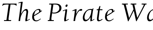 Font : Berkeley-Italic Custom Text : The Pirate Way Test your own text here Click to download or to view this font on a tshirt that can be custom printed in Bali