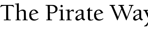 Font : BerkeleyOldStyItcTEEMed Custom Text : The Pirate Way Test your own text here Click to download or to view this font on a tshirt that can be custom printed in Bali