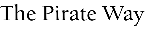 Font : BerkeleyOldStyItcTMed Custom Text : The Pirate Way Test your own text here Click to download or to view this font on a tshirt that can be custom printed in Bali