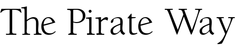 Font : BerkeleyRetrospectiveBookSSK Custom Text : The Pirate Way Test your own text here Click to download or to view this font on a tshirt that can be custom printed in Bali