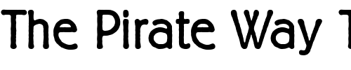 Font : BerlinerGrotesk-Light Custom Text : The Pirate Way Test your own text here Click to download or to view this font on a tshirt that can be custom printed in Bali