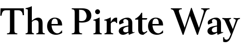 Font : Berling_Becker_Bold Custom Text : The Pirate Way Test your own text here Click to download or to view this font on a tshirt that can be custom printed in Bali
