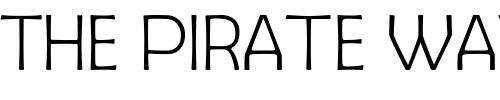 Font : Berlinsans-LightExpert Custom Text : The Pirate Way Test your own text here Click to download or to view this font on a tshirt that can be custom printed in Bali