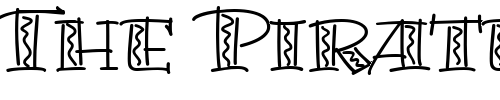 Font : Bermuda-LP-Squiggle Custom Text : The Pirate Way Test your own text here Click to download or to view this font on a tshirt that can be custom printed in Bali