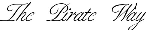 Font : BerneseScript-Regular-DB Custom Text : The Pirate Way Test your own text here Click to download or to view this font on a tshirt that can be custom printed in Bali