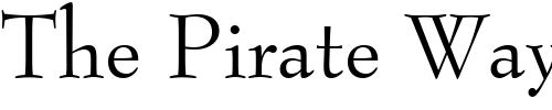 Font : Bernhard-Modern-GX-BT Custom Text : The Pirate Way Test your own text here Click to download or to view this font on a tshirt that can be custom printed in Bali