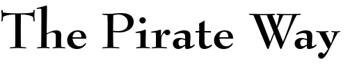 Font : BernhardModern-Bold Custom Text : The Pirate Way Test your own text here Click to download or to view this font on a tshirt that can be custom printed in Bali