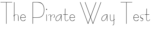 Font : Bernie-Condensed-Normal Custom Text : The Pirate Way Test your own text here Click to download or to view this font on a tshirt that can be custom printed in Bali