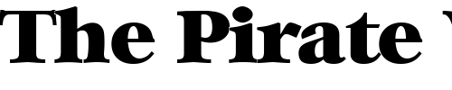 Font : Bernstein-Serial-Heavy-Regular Custom Text : The Pirate Way Test your own text here Click to download or to view this font on a tshirt that can be custom printed in Bali