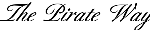 Font : Berthold-Script-R-Medium Custom Text : The Pirate Way Test your own text here Click to download or to view this font on a tshirt that can be custom printed in Bali