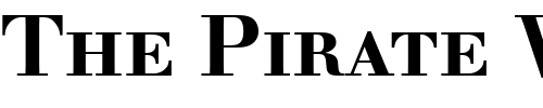 Font : Berthold-Walbaum-Book-Medium-Small-Caps-Oldstyle-Figures Custom Text : The Pirate Way Test your own text here Click to download or to view this font on a tshirt that can be custom printed in Bali