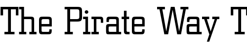 Font : BertholdCity-Light Custom Text : The Pirate Way Test your own text here Click to download or to view this font on a tshirt that can be custom printed in Bali