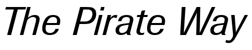 Font : BertholdImago-Book-Italic Custom Text : The Pirate Way Test your own text here Click to download or to view this font on a tshirt that can be custom printed in Bali