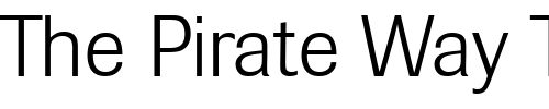 Font : BertholdImago-Light Custom Text : The Pirate Way Test your own text here Click to download or to view this font on a tshirt that can be custom printed in Bali