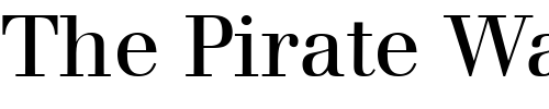 Font : BertholdWalbaum-Book Custom Text : The Pirate Way Test your own text here Click to download or to view this font on a tshirt that can be custom printed in Bali