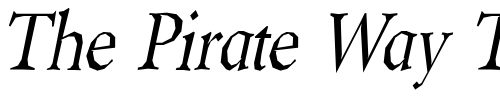 Font : Berylium-Italic Custom Text : The Pirate Way Test your own text here Click to download or to view this font on a tshirt that can be custom printed in Bali