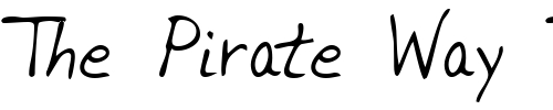 Font : BerylsHand-Regular Custom Text : The Pirate Way Test your own text here Click to download or to view this font on a tshirt that can be custom printed in Bali