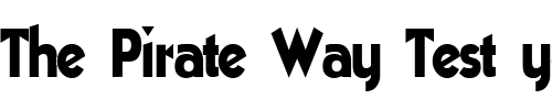 Font : BestSevenFont77-Regular-ttcon Custom Text : The Pirate Way Test your own text here Click to download or to view this font on a tshirt that can be custom printed in Bali