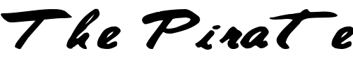 Font : BestShotText56-Regular-ttext Custom Text : The Pirate Way Test your own text here Click to download or to view this font on a tshirt that can be custom printed in Bali