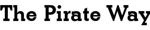 Font : BetonEF-Bold Custom Text : The Pirate Way Test your own text here Click to download or to view this font on a tshirt that can be custom printed in Bali
