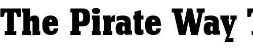 Font : BetonEF-BoldCondensed Custom Text : The Pirate Way Test your own text here Click to download or to view this font on a tshirt that can be custom printed in Bali