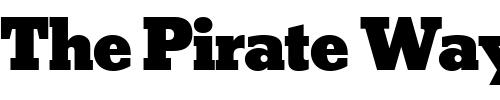 Font : BetonPExtBol Custom Text : The Pirate Way Test your own text here Click to download or to view this font on a tshirt that can be custom printed in Bali