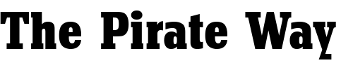 Font : BetonTBolCon Custom Text : The Pirate Way Test your own text here Click to download or to view this font on a tshirt that can be custom printed in Bali