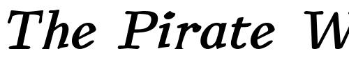 Font : BetterEuroika-BoldItalic Custom Text : The Pirate Way Test your own text here Click to download or to view this font on a tshirt that can be custom printed in Bali