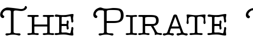 Font : BetterTypeRiteSpec Custom Text : The Pirate Way Test your own text here Click to download or to view this font on a tshirt that can be custom printed in Bali