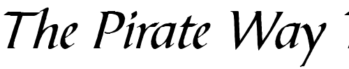 Font : BibleScrD Custom Text : The Pirate Way Test your own text here Click to download or to view this font on a tshirt that can be custom printed in Bali