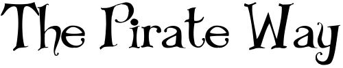 Font : Bibliotheque Custom Text : The Pirate Way Test your own text here Click to download or to view this font on a tshirt that can be custom printed in Bali