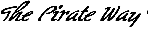 Font : Big-Brush-One Custom Text : The Pirate Way Test your own text here Click to download or to view this font on a tshirt that can be custom printed in Bali