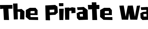 Font : Big-Chump-BTN Custom Text : The Pirate Way Test your own text here Click to download or to view this font on a tshirt that can be custom printed in Bali