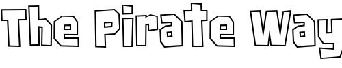 Font : Big-Chump-BTN-Cond-Out Custom Text : The Pirate Way Test your own text here Click to download or to view this font on a tshirt that can be custom printed in Bali