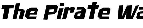 Font : Big-Chump-BTN-Oblique Custom Text : The Pirate Way Test your own text here Click to download or to view this font on a tshirt that can be custom printed in Bali