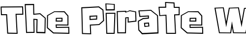 Font : Big-Chump-BTN-Outline Custom Text : The Pirate Way Test your own text here Click to download or to view this font on a tshirt that can be custom printed in Bali