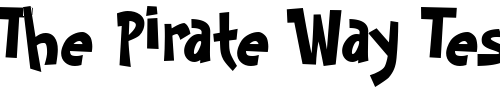 Font : Big-Limbo-BT Custom Text : The Pirate Way Test your own text here Click to download or to view this font on a tshirt that can be custom printed in Bali
