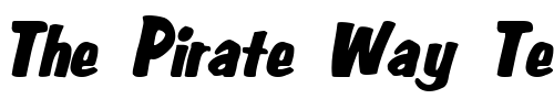 Font : Big-Nib-Italic Custom Text : The Pirate Way Test your own text here Click to download or to view this font on a tshirt that can be custom printed in Bali